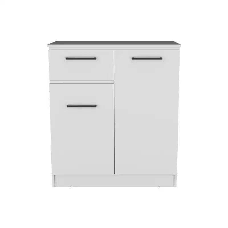 Buffet de Rangement avec Tiroir et 2 Portes, Buffet Moderne avec Rangement, Meuble de Rangement d'Appoint