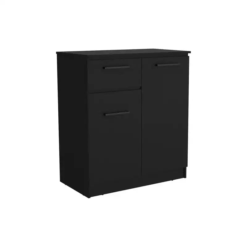Buffet de Rangement avec Tiroir et 2 Portes, Buffet Moderne avec Rangement, Meuble de Rangement d'Appoint