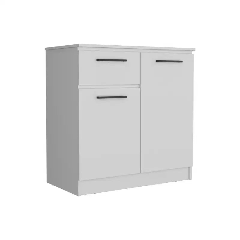 Buffet de Rangement avec Tiroir et 2 Portes, Buffet Moderne avec Rangement, Meuble de Rangement d'Appoint