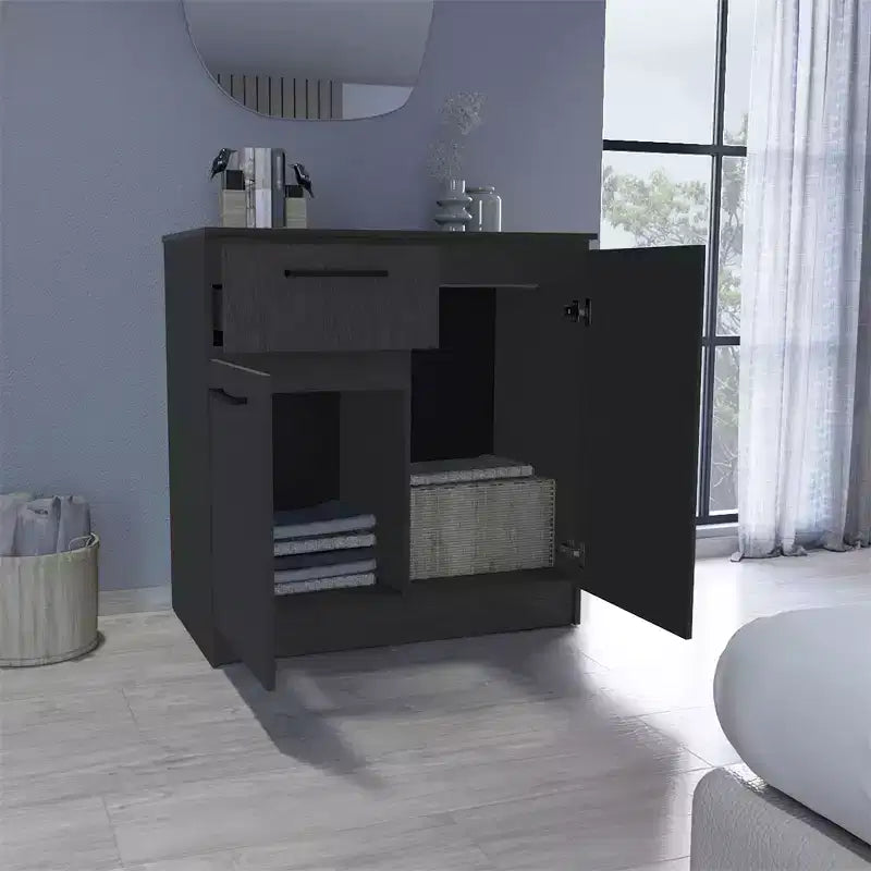 Sideboard Cabinet with Drawer and 2 Doors, Modern Buffet Cabinet with Storage, Accent Storage Cabinet