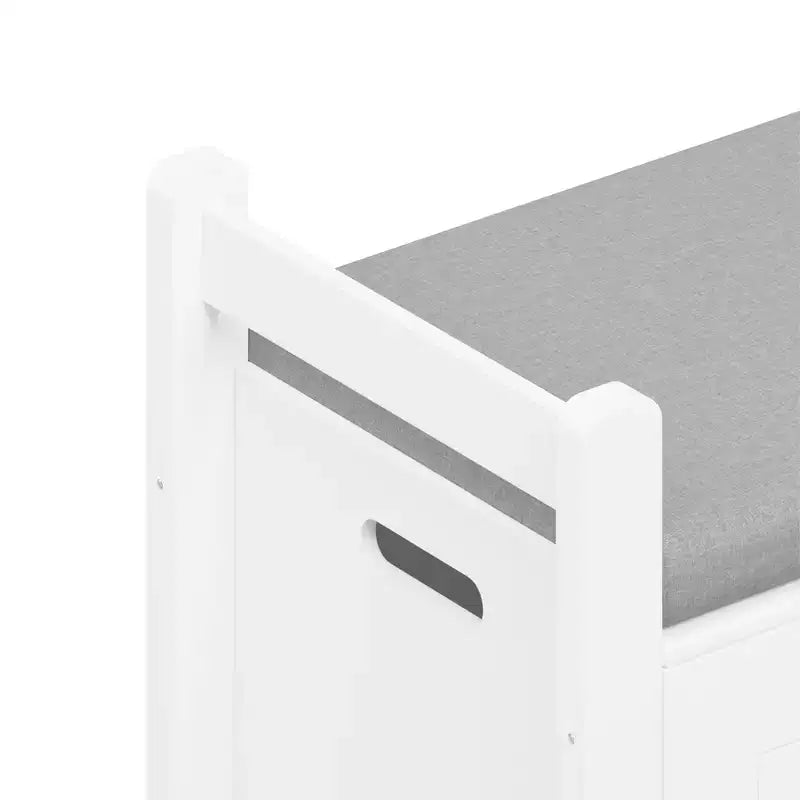 Coffre à jouets pour enfants, organisateur de rangement de jouets, grande armoire de rangement avec banc de siège coussin/couvercle à rabat