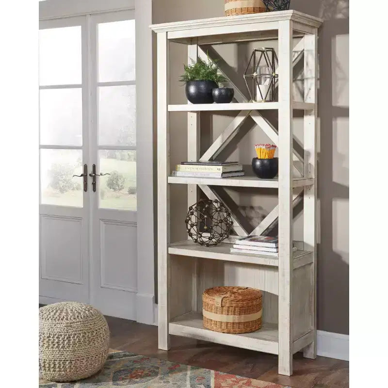 Bibliothèque 75" beige