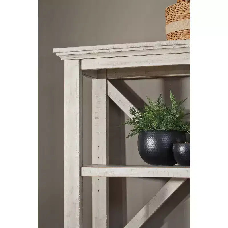Bibliothèque 75" beige