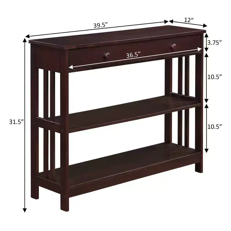 Console de rangement Mission 1 tiroir