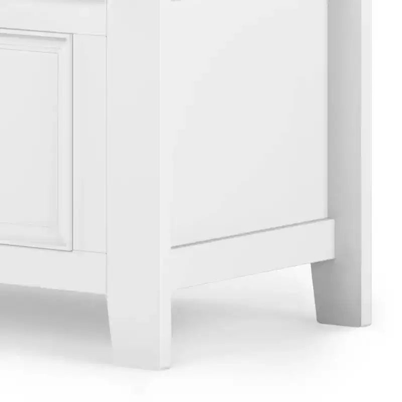 Banc de rangement d'entrée en bois massif Halifax 36